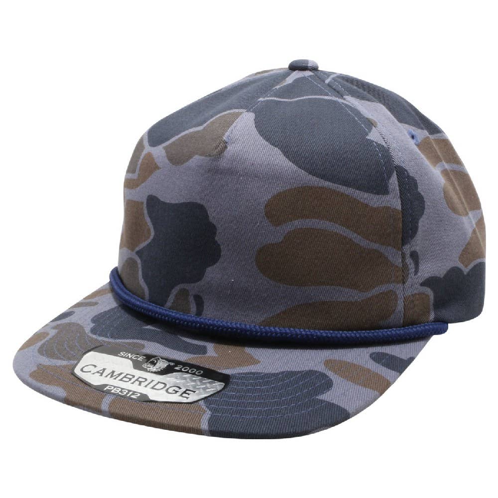 Old School Camo Cap Unstructured Rope