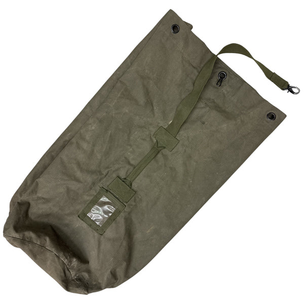 DUTCH MILITARY SURPLUS USED OD DUFFEL BAG