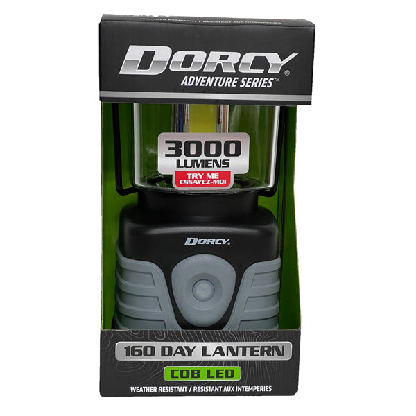 DORCY® 3000 LUMENS COB LED 160 DAY LANTERN