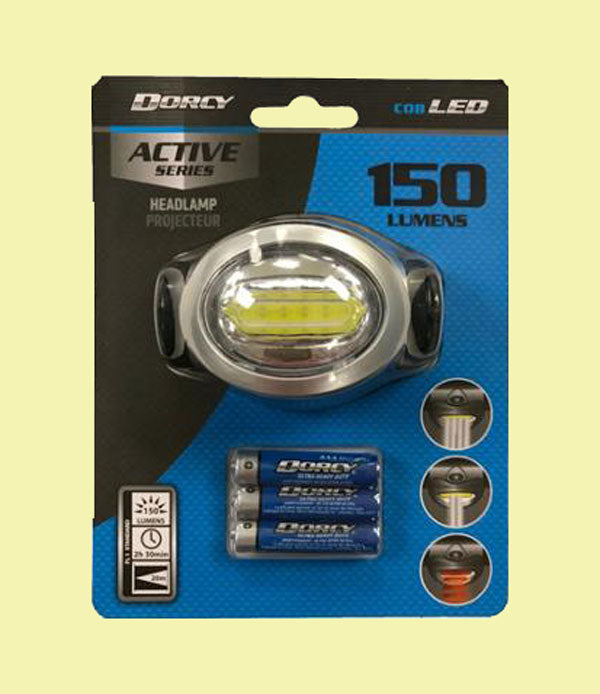 DORCY® COB LED HEADLAMP