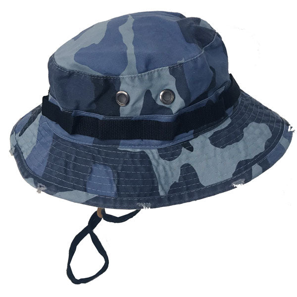 DORFMAN PACIFIC® CAMO WASHED COTTON TWILL BOONIE HAT