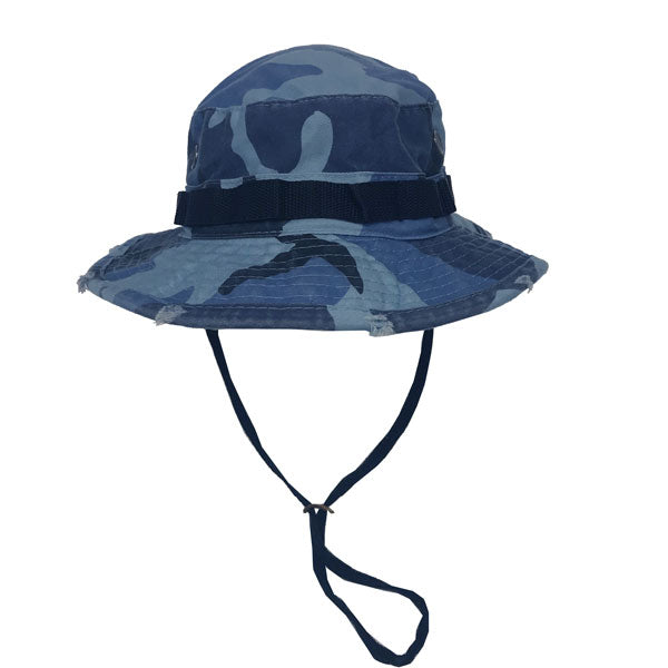 DORFMAN PACIFIC® CAMO WASHED COTTON TWILL BOONIE HAT