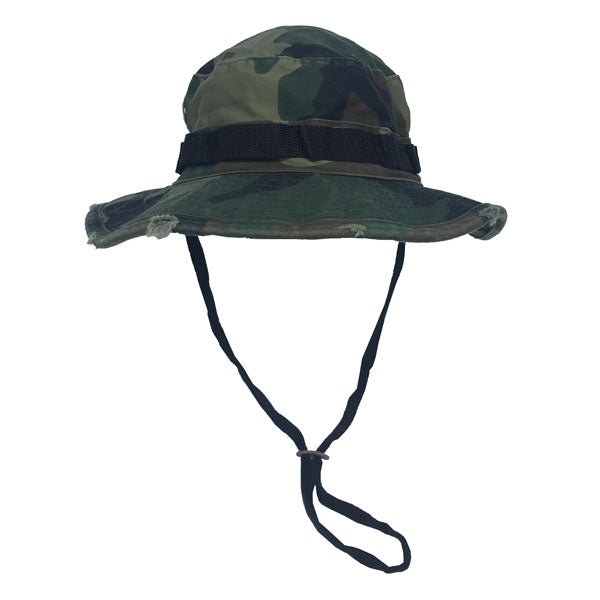 DORFMAN PACIFIC® CAMO WASHED COTTON TWILL BOONIE HAT