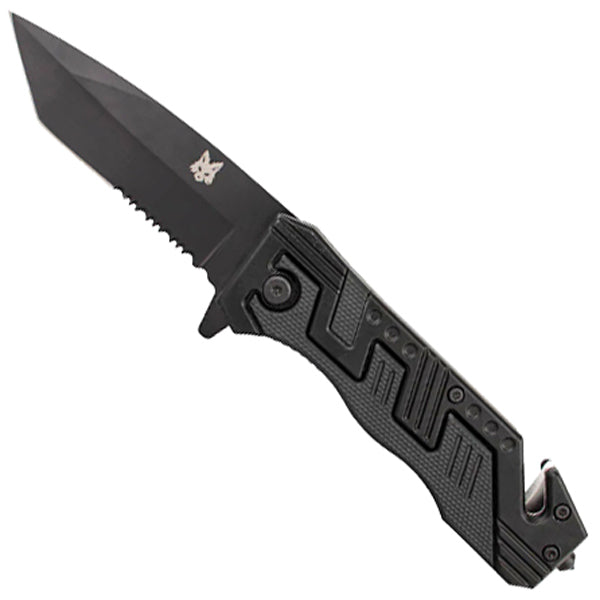FOX OUTDOOR PRODUCTS 8.5" TANTO SPRING ASSISTED FOLDING KNIFE