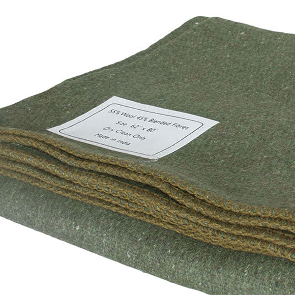 FOX OUTDOOR PRODUCTS WOOL CAMP BLANKET