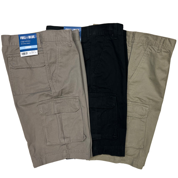 FULL BLUE® MENS CARGO TWILL SHORTS