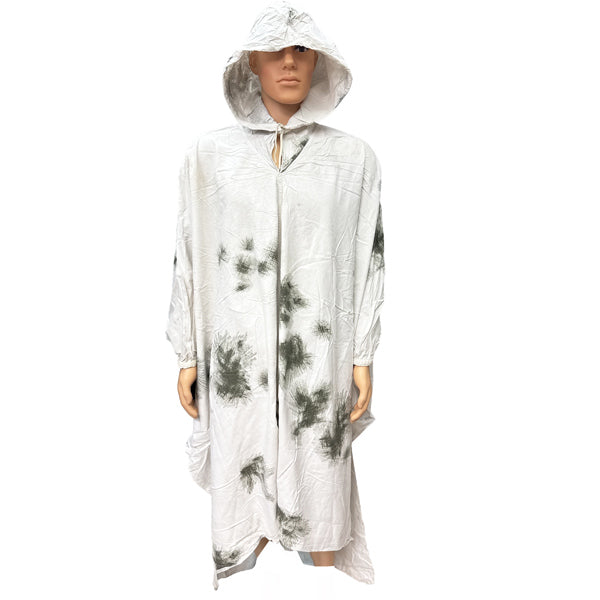 GERMAN ARMY SURPLUS SNOW CAMO PONCHO