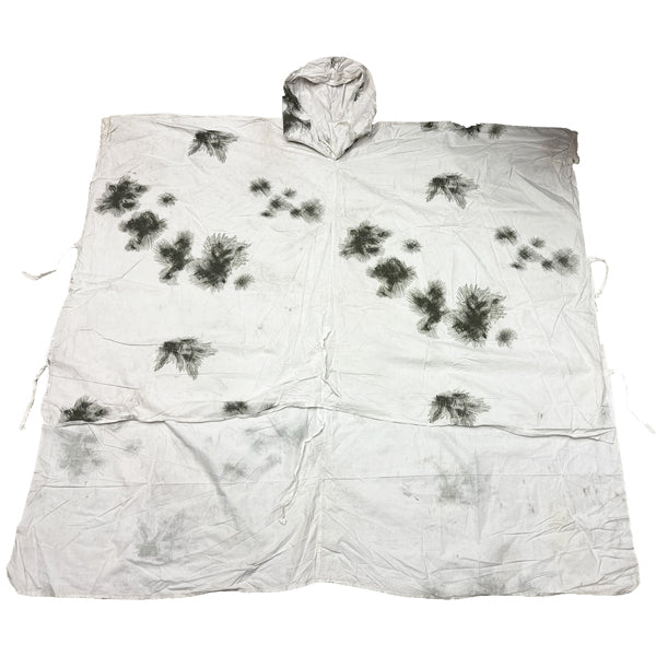 GERMAN ARMY SURPLUS SNOW CAMO PONCHO