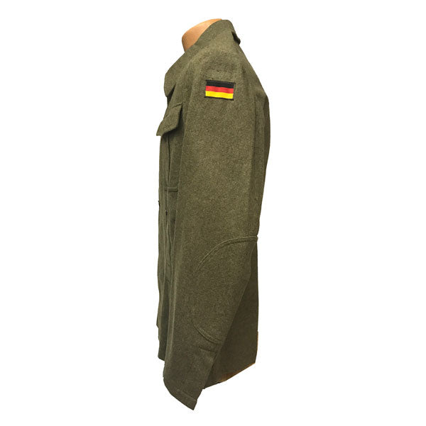 GERMAN ARMY SURPLUS OLIVE DRAB WOOL JACKET