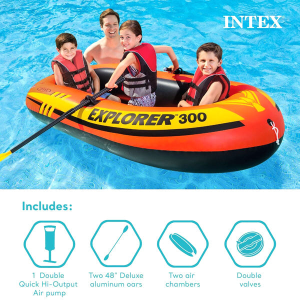 INTEX® EXPLORER™ 300 BOAT SET