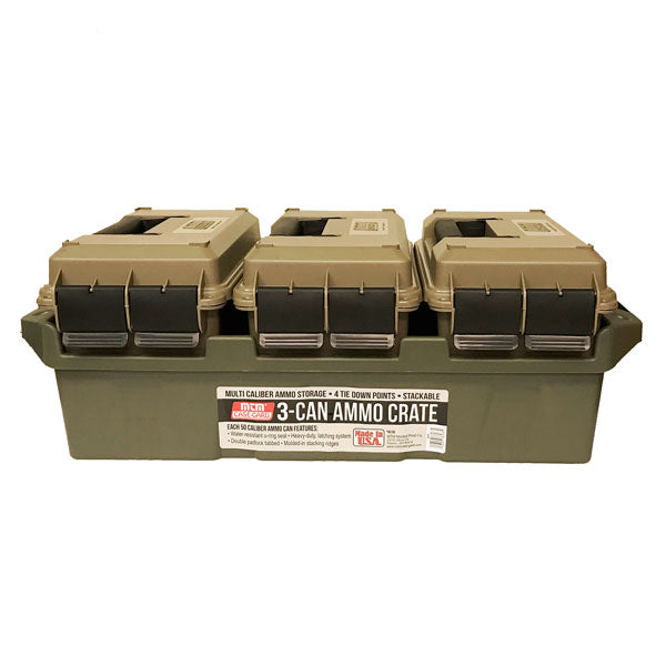 MTM® CASE-GARD™ 3 PLASTIC 50 CALIBER AMMO CAN CRATE