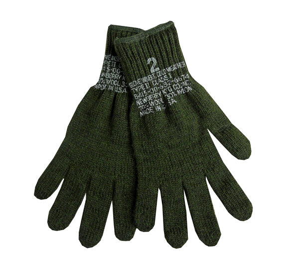 FOX OUTDOOR PRODUCTS® GI SPEC WOOL GLOVE LINERS