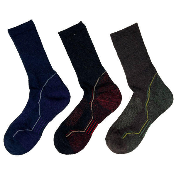 MOUNTAIN LODGE® 54% MERINO WOOL CREW SOCKS