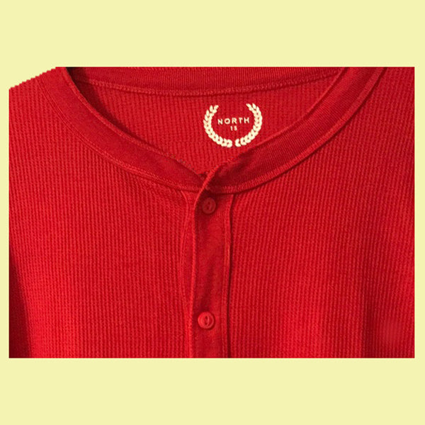 MENS RED THERMAL UNION SUIT