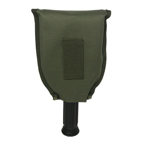 ROTHCO ORANGE MINI FOLDING PICK AND SHOVEL WITH COVER