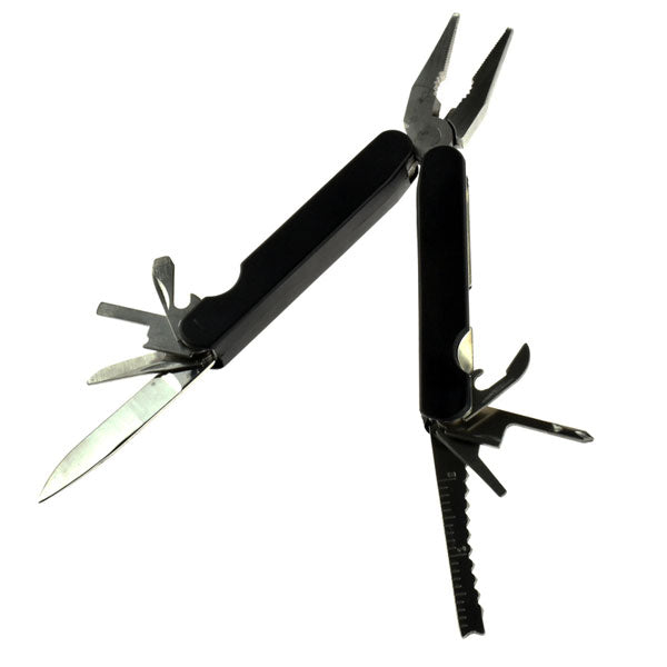 SE® 14-in-1 Pocket Multi-Tool with Pliers, Knife, Wire Cutter & Nylon Pouch