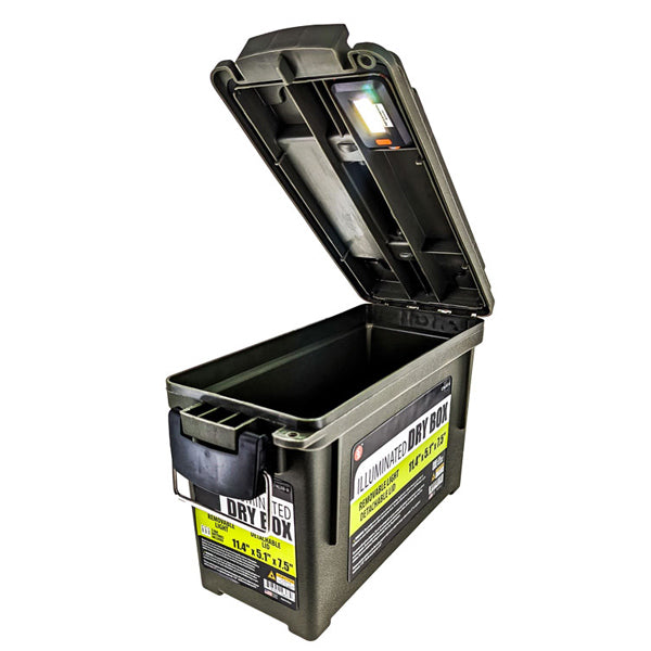 ILLUMINATED DRY BOX WITH DETACHBLE LID & LIGHT