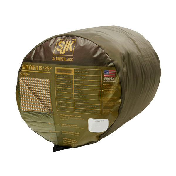 SLUMBERJACK® 15 -25° SOUTH FORK SLEEPING BAG
