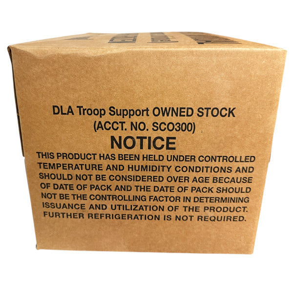 SOPAKCO CASE: 12 PACKS OF MRE (MEAL READY TO EAT)