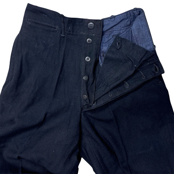 SURPLUS WOOL NAVY PANTS