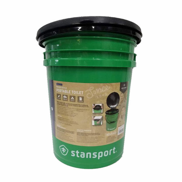STANSPORT® BUCKET-STYLE PORTABLE TOILET