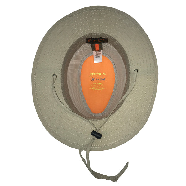 STETSON® MENS NO FLY ZONE INSECT SHIELD MESH SAFARI HAT