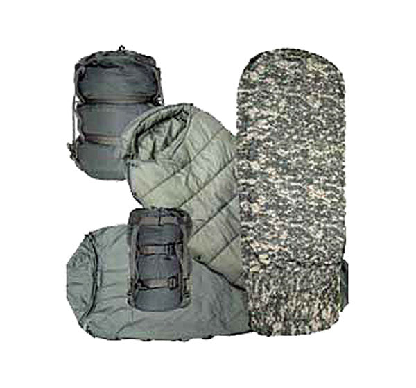 US ARMY SURPLUS 5-PIECE GI ACU SLEEP SYSTEM