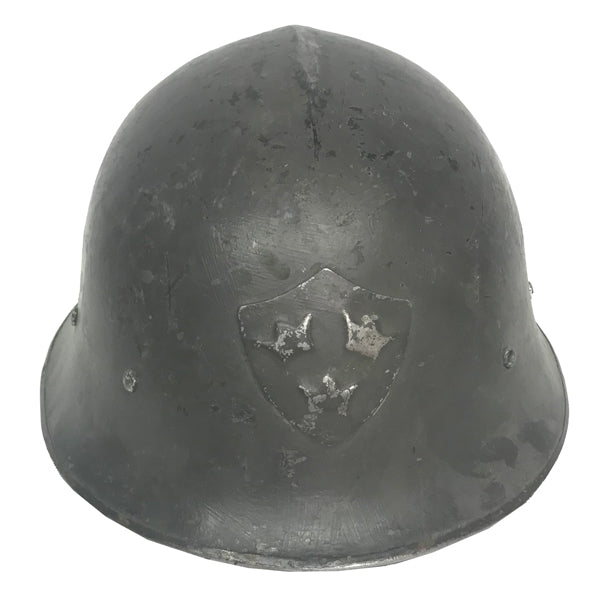 SWEDISH SURPLUS WWII ERA M21 HIGH TOP STEEL HELMET
