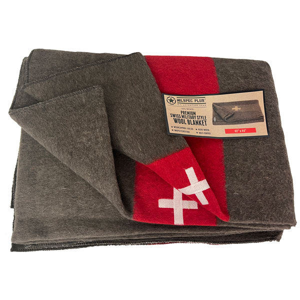MILSPEC PLUS™ SWISS MILITARY STYLE 70% WOOL BLANKET