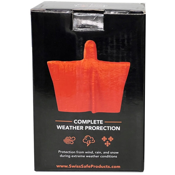 SWISS SAFE® 3PACK EMERGENCY PONCHOS & THERMAL BLANKET