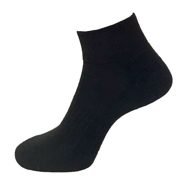 TEK GEAR® 6 PACK MEN'S BLACK QUARTER SOCKS