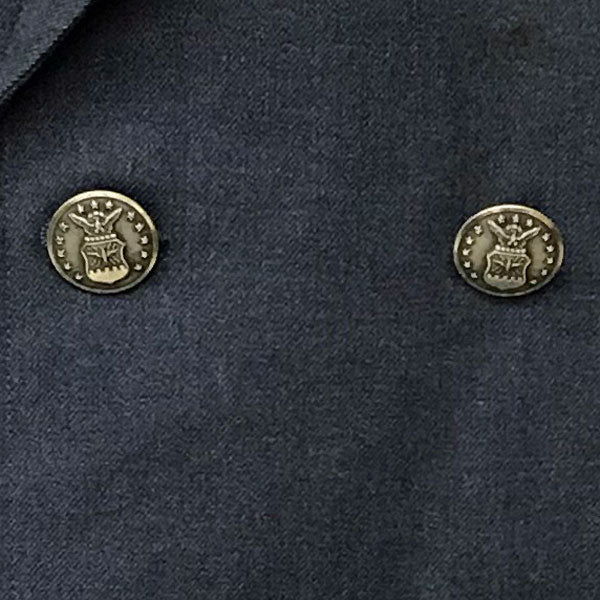 US AIR FORCE KOREAN WAR BLUE WOOL OVERCOAT