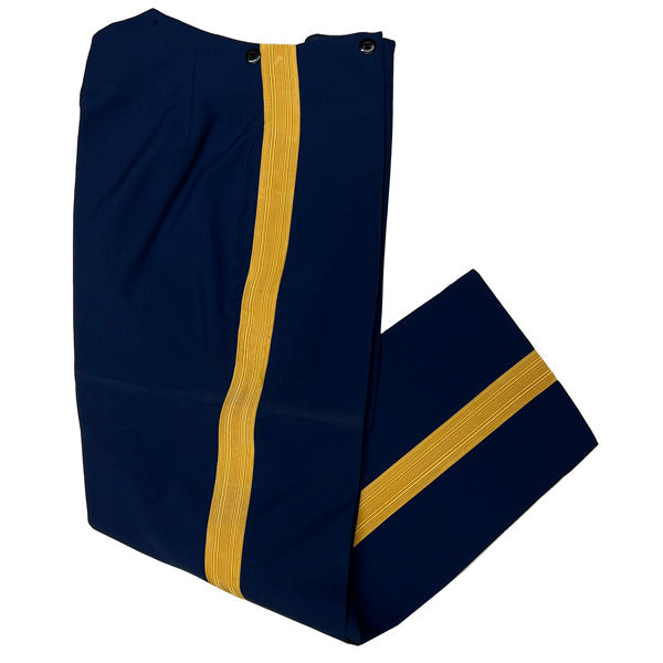 US ARMY MENS OFFICER ASU BLUE DRESS PANTS