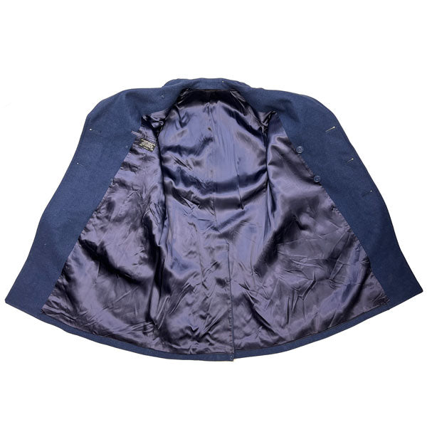 US AIR FORCE HEAVY BLUE WOOL TRENCH COAT