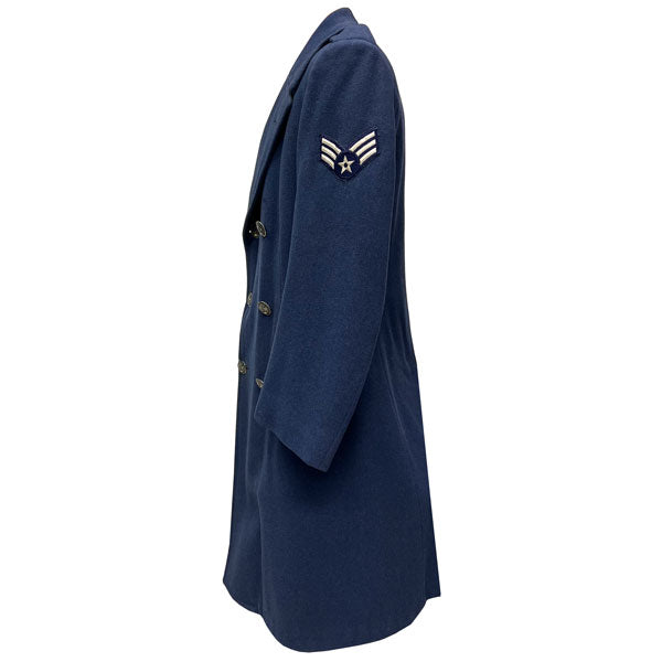 US AIR FORCE BLUE WOOL TRENCH COAT