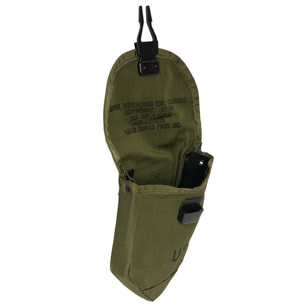 US GI SURPLUS NYLON OD SHOVEL COVER