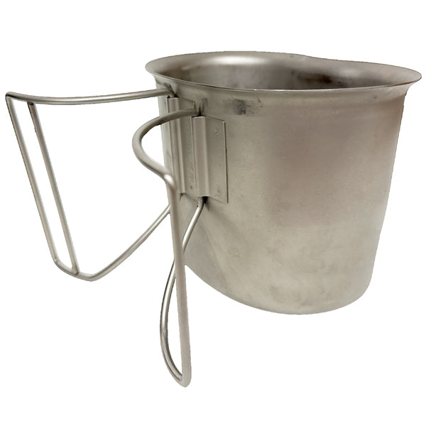 US GI CANTEEN CUP WITH WIRE HANDLES
