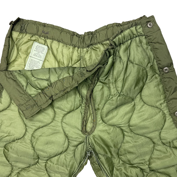 US SURPLUS COLD WEATHER PANTS LINER WITH BUTTONS