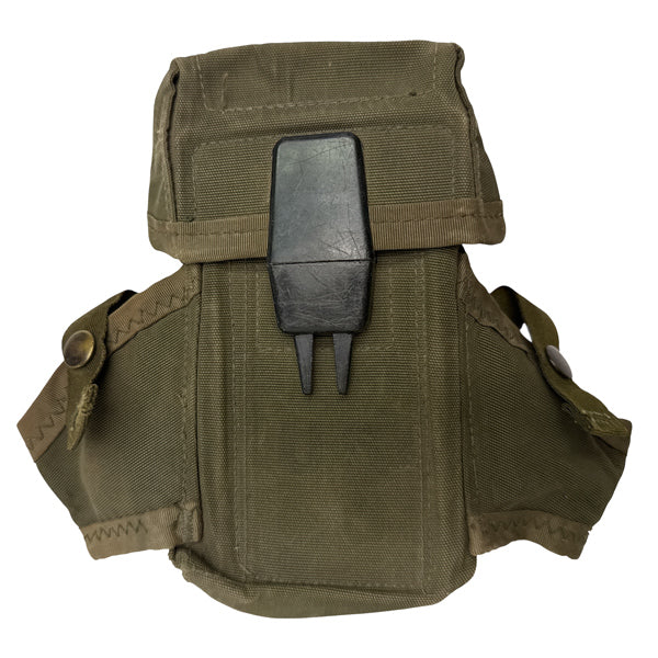 US GI MILITARY SURPLUS USED OD M16 AMMO POUCH