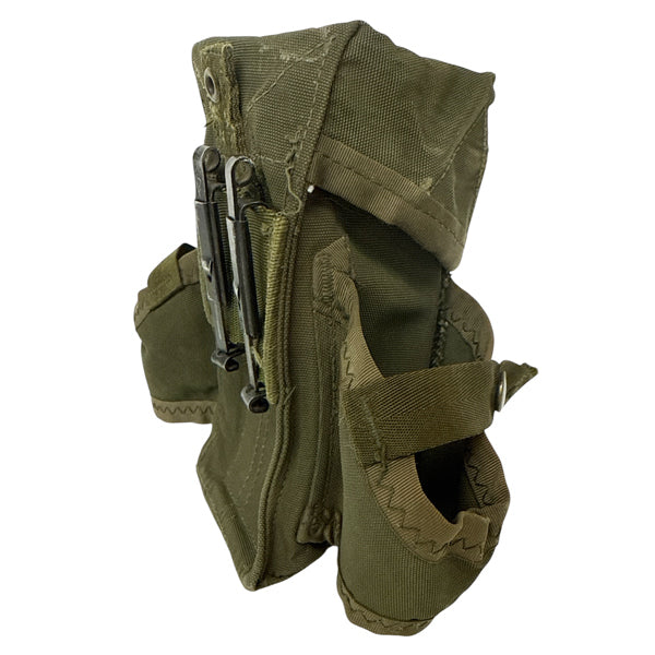US GI MILITARY SURPLUS USED OD M16 AMMO POUCH
