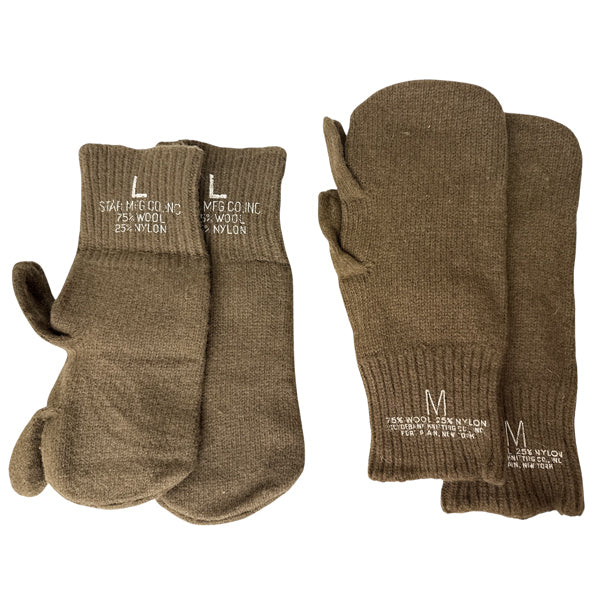 US SURPLUS WOOL TRIGGER FINGER LINERS