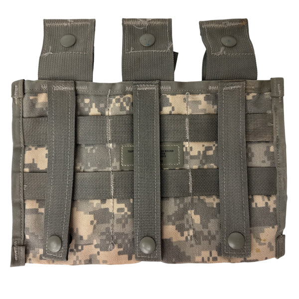 US SURPLUS ACU MOLLI II TRIPLE MAGAZINE POCKET 30 ROUND