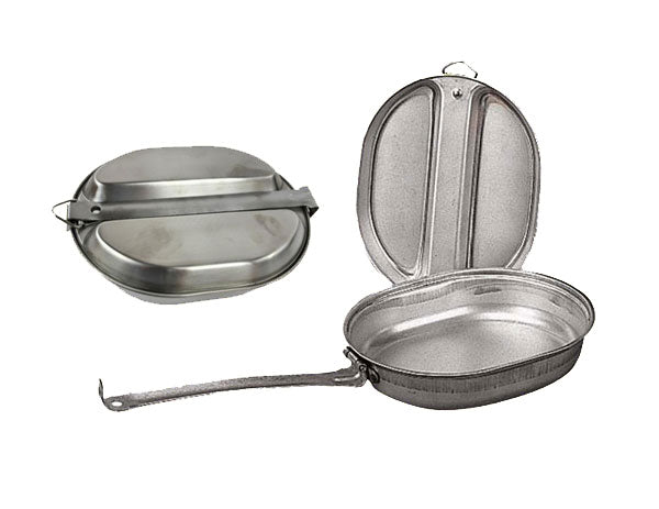 US GI SURPLUS USED STAINLESS STEEL MESS KIT