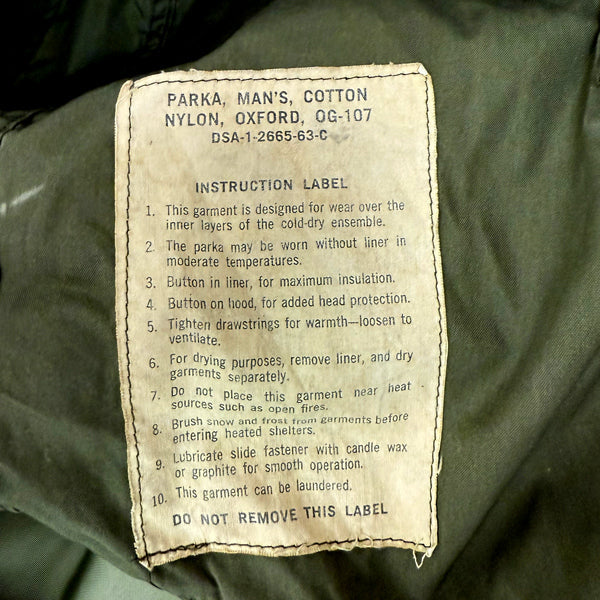 USGI M-51 FRIEZE KOREAN WAR PARKA