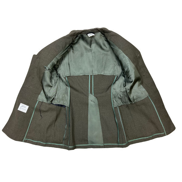 USMC SURPLUS POLY/WOOL GREEN GABARDINE COAT