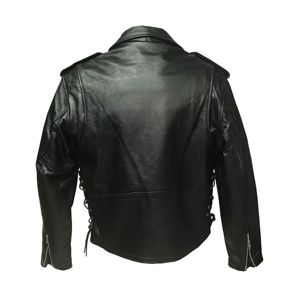 UNIK® MENS LEATHER TRADITIONAL PREMIUM M.C. JACKET