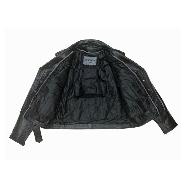 UNIK® MENS LEATHER TRADITIONAL PREMIUM M.C. JACKET