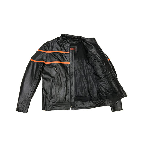 UNIK® PREMIUM LEATHER SCOOTER JACKET