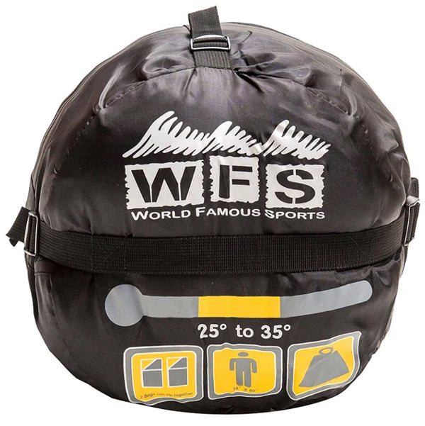 WORLD FAMOUS SPORTS 25°- 35° BIG BEAR OVERSIZE SLEEPING BAG