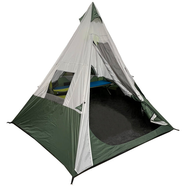 WORLD FAMOUS SPORTS® 7PERSON TEEPEE TENT